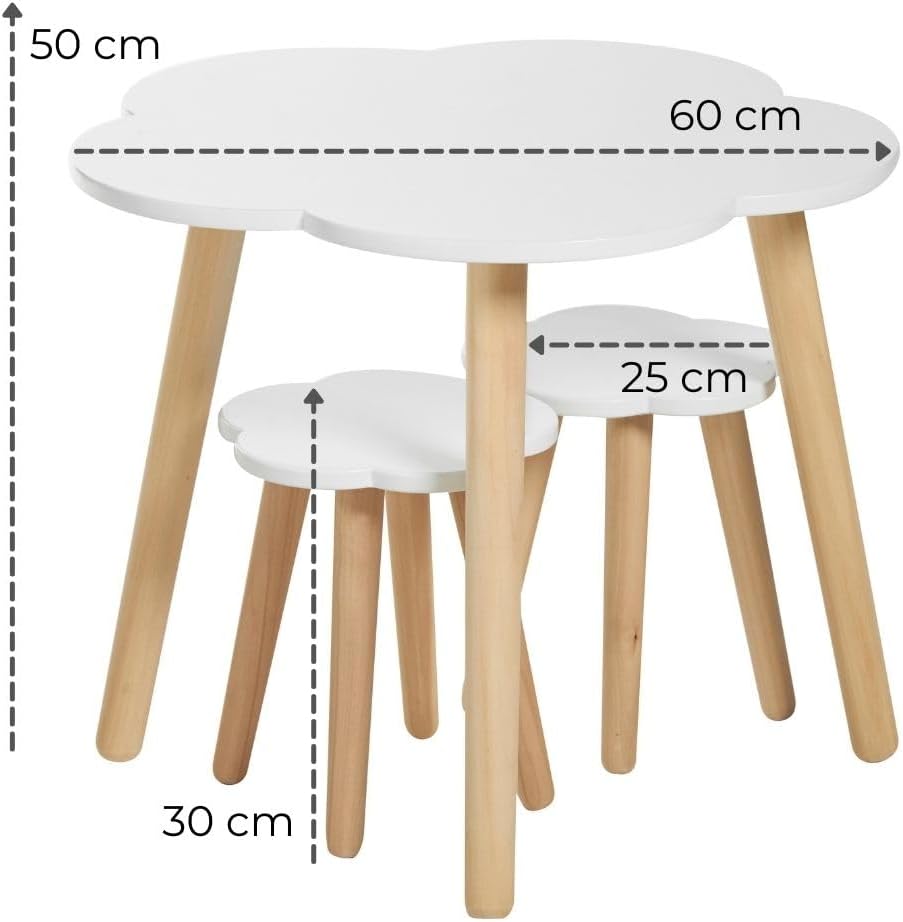 Cloud Table & 2 Stools - The Don Home Interiors