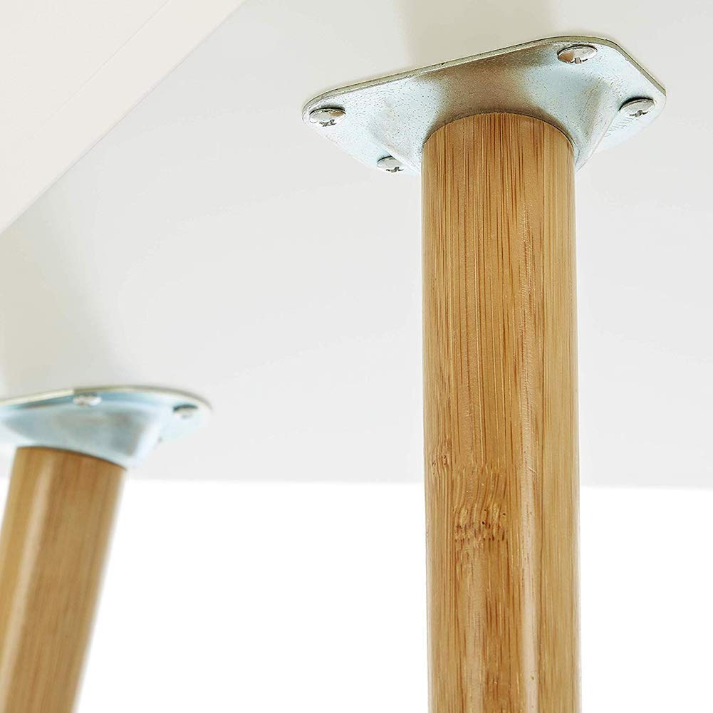 White & Blue Pedestal Set - The Don Home Interiors