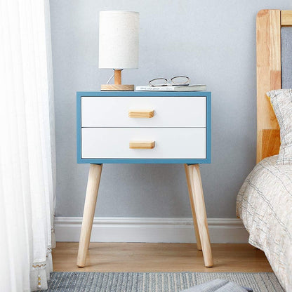 Blue & White Pedestal - The Don Home Interiors