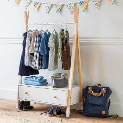 Montessori Kids Hanger - Round Knobs - The Don Home Interiors