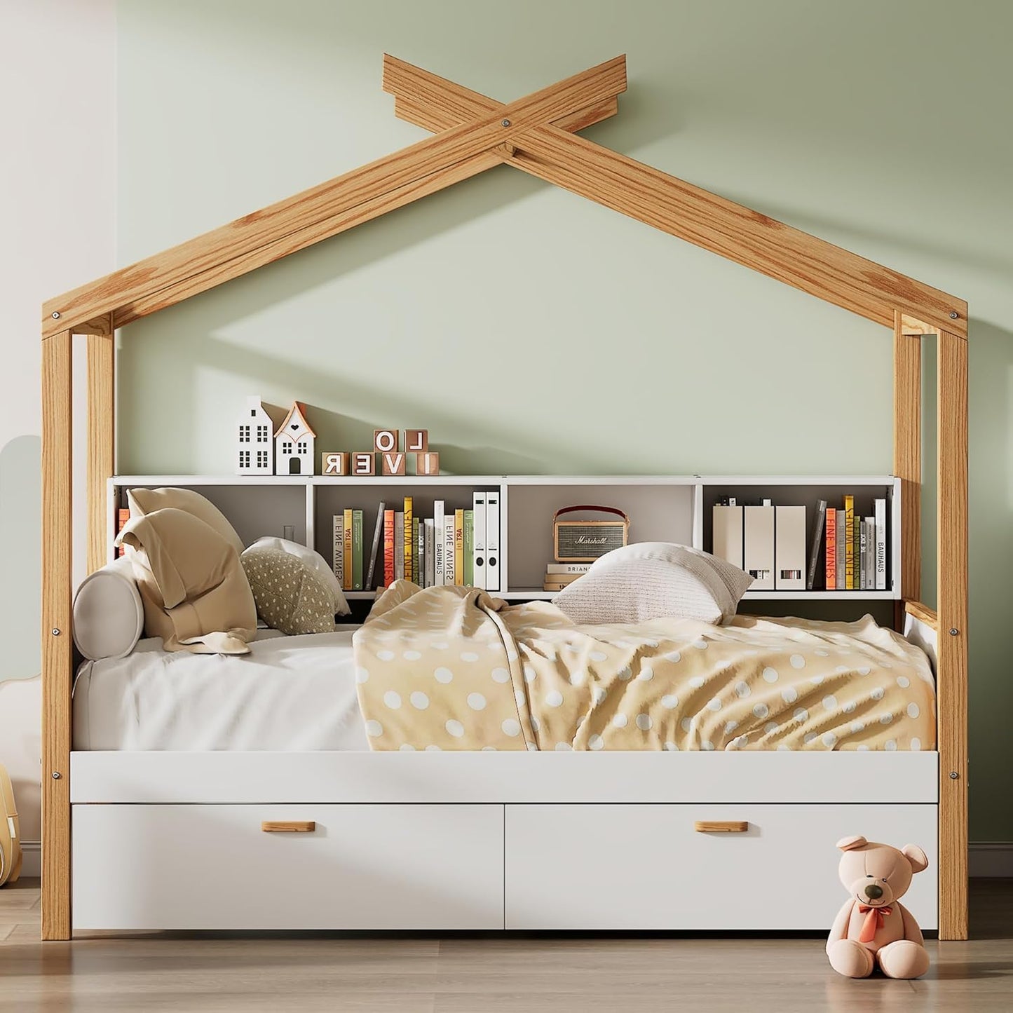Montessori House Bed - Double - The Don Home Interiors