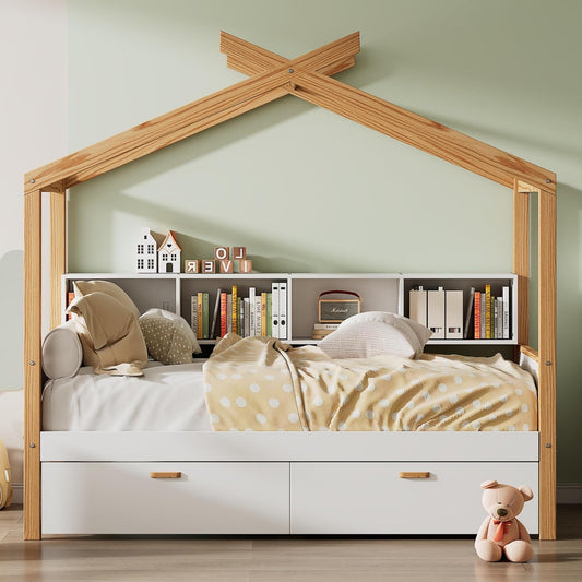 Montessori House Bed - Double - The Don Home Interiors