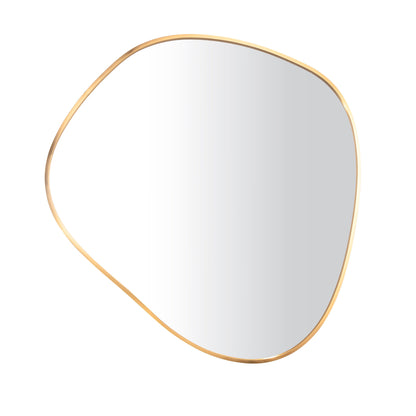 100 x 88cm Organic Shaped Aluminium Mirror - The Don Home Interiors