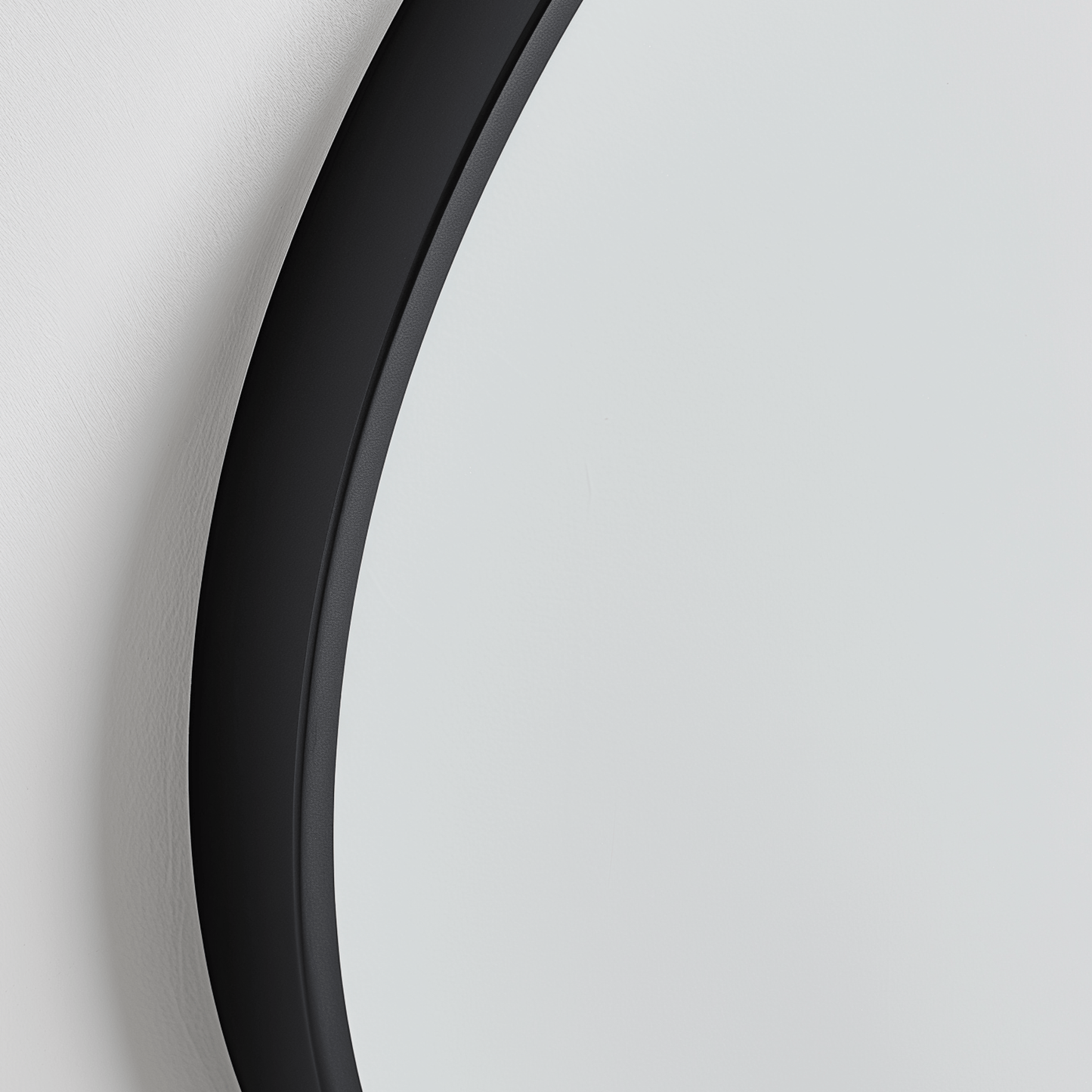 100 x 88cm Organic Shaped Aluminium Mirror - The Don Home Interiors