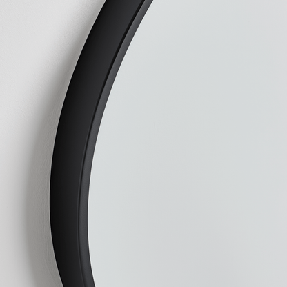 100 x 88cm Organic Shaped Aluminium Mirror - The Don Home Interiors