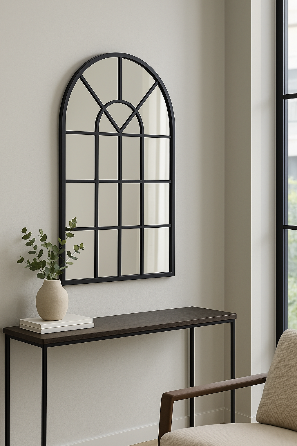 60 x 90 Farmhouse Arched Mirror - The Don Home Interiors