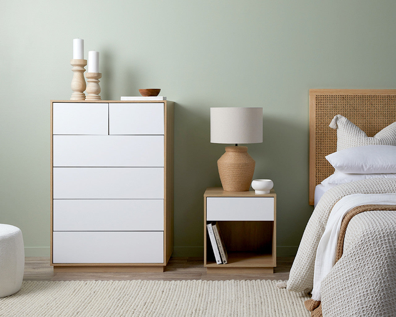 Coastal TallBoy Chest Of Drawers - The Don Home Interiors
