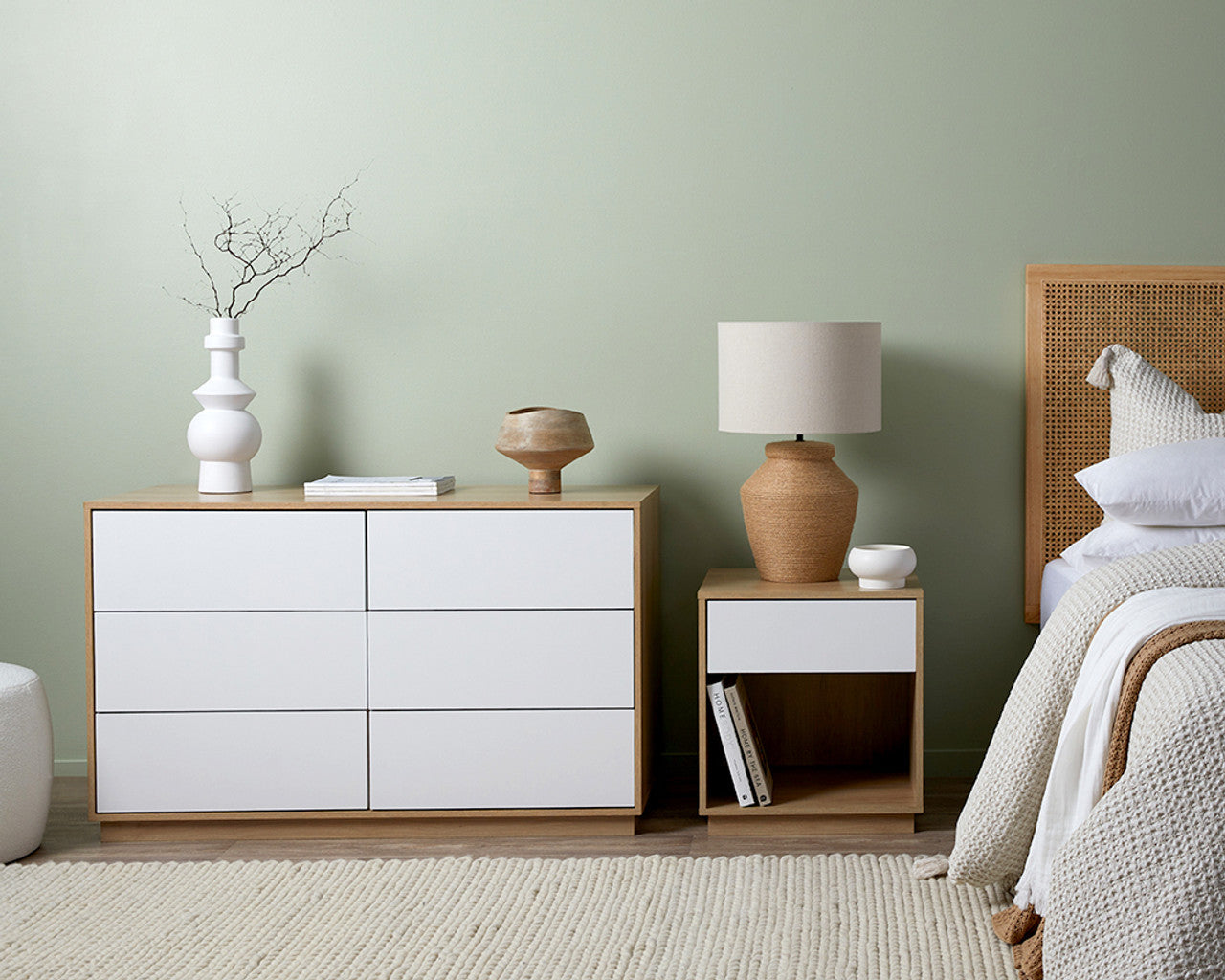 Coastal 6 Drawer Chest of Drawers - The Don Home Interiors