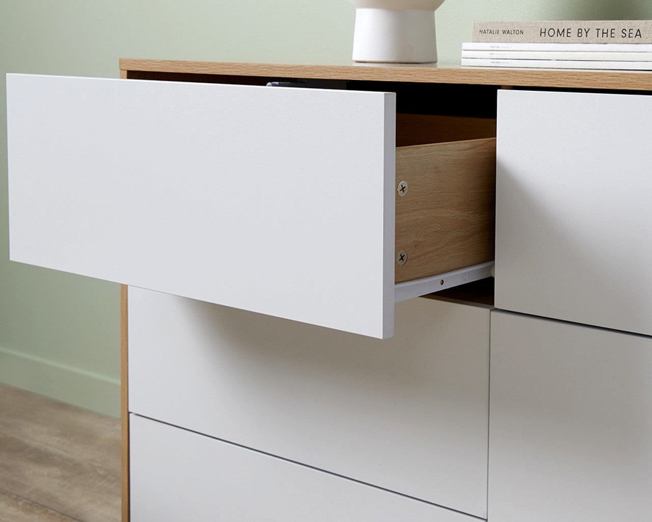 Coastal 6 Drawer Chest of Drawers - The Don Home Interiors