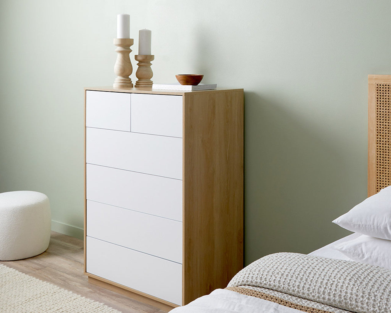 Coastal TallBoy Chest Of Drawers - The Don Home Interiors