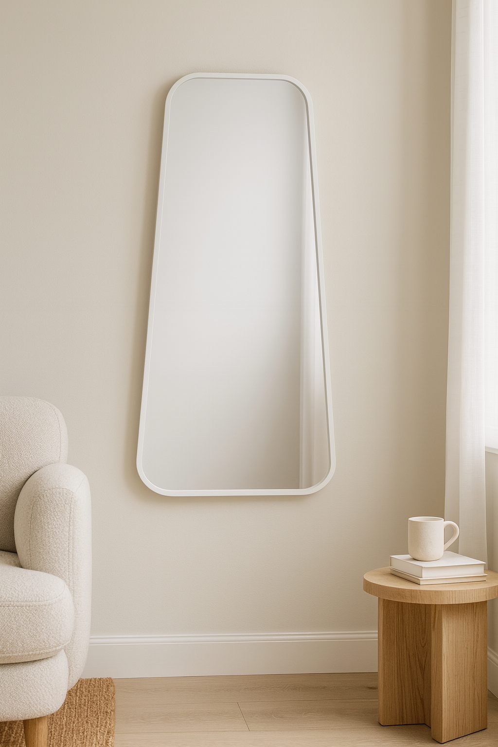 90 x 50cm Tapered Rectangle Aluminium Frame - The Don Home Interiors