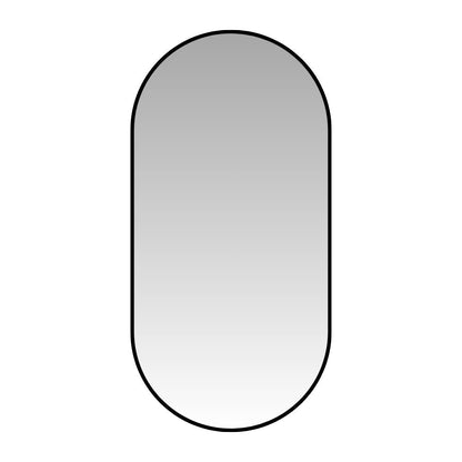 Pill 100 x 55 Duo - Aluminium Mirrors Set features a sleek pill-shaped design with a minimalist frame. Locally crafted to elevate modern interiors.
