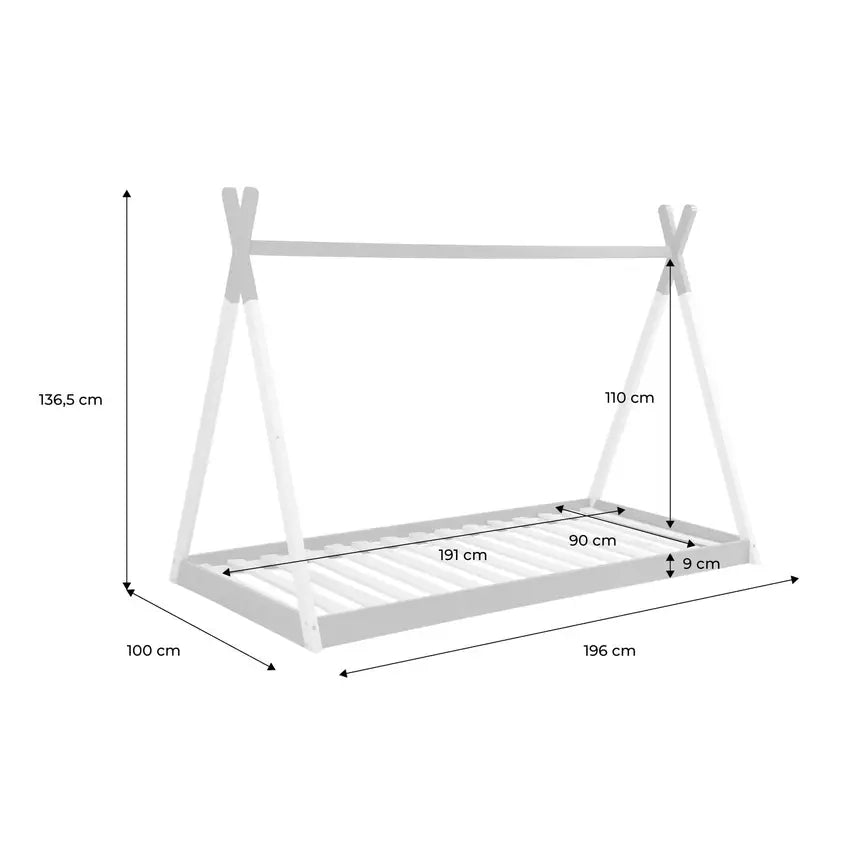 Montessori Teepee Bed - Single - The Don Home Interiors