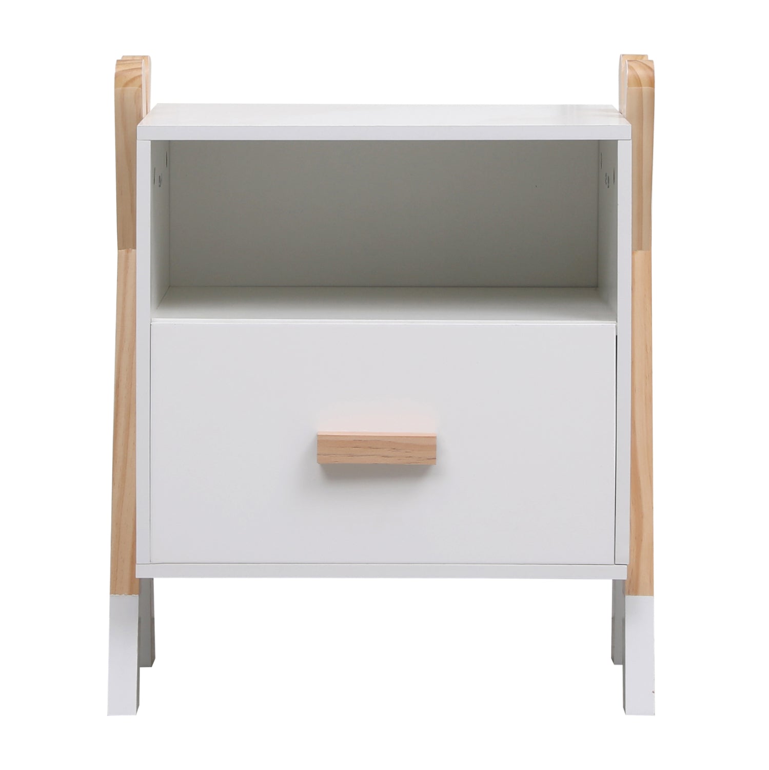 Montessori Bedside Table with Shelf - The Don Home Interiors