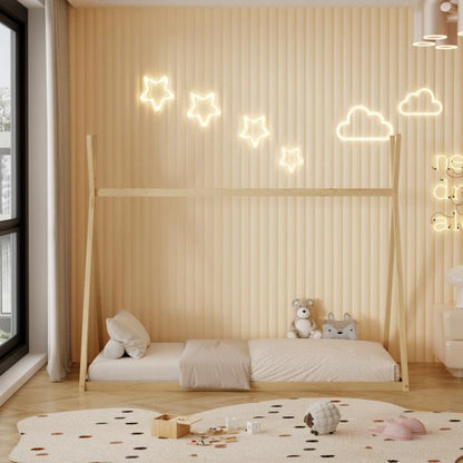 Montessori Floor Teepee Bed - Single - The Don Home Interiors