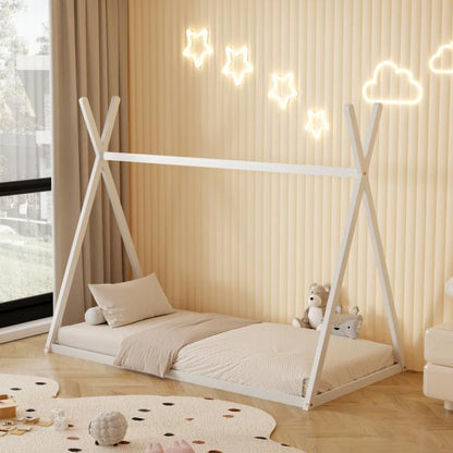 Montessori Floor Teepee Bed - Single - The Don Home Interiors