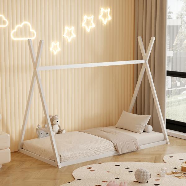 Montessori Floor Teepee Bed - Single - The Don Home Interiors