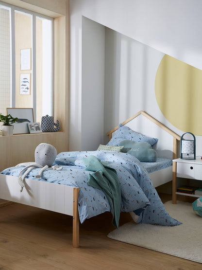 Seaside Line Bed & Pedestal - The Don Home Interiors