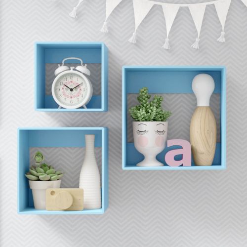 Square Wall Shelves-Set of 3 - The Don Home Interiors