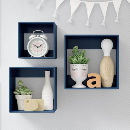 Square Wall Shelves-Set of 3 - The Don Home Interiors