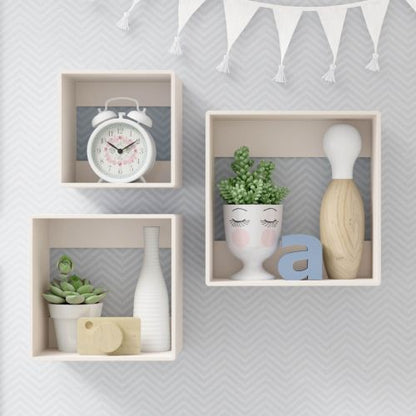 Square Wall Shelves-Set of 3 - The Don Home Interiors
