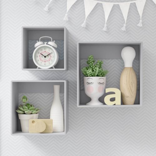 Square Wall Shelves-Set of 3 - The Don Home Interiors