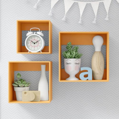 Square Wall Shelves-Set of 3 - The Don Home Interiors