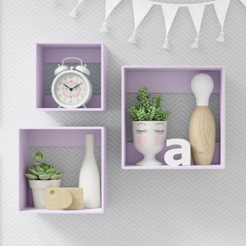 Square Wall Shelves-Set of 3 - The Don Home Interiors