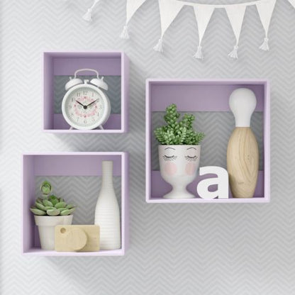 Square Wall Shelves-Set of 3 - The Don Home Interiors