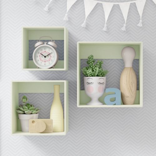 Square Wall Shelves-Set of 3 - The Don Home Interiors