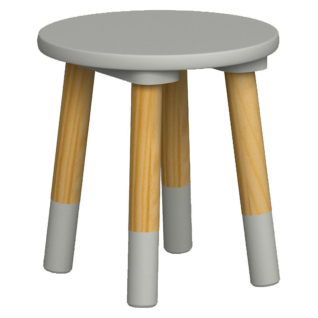 Round Kids Table & Stools Set - Grey - The Don Home Interiors