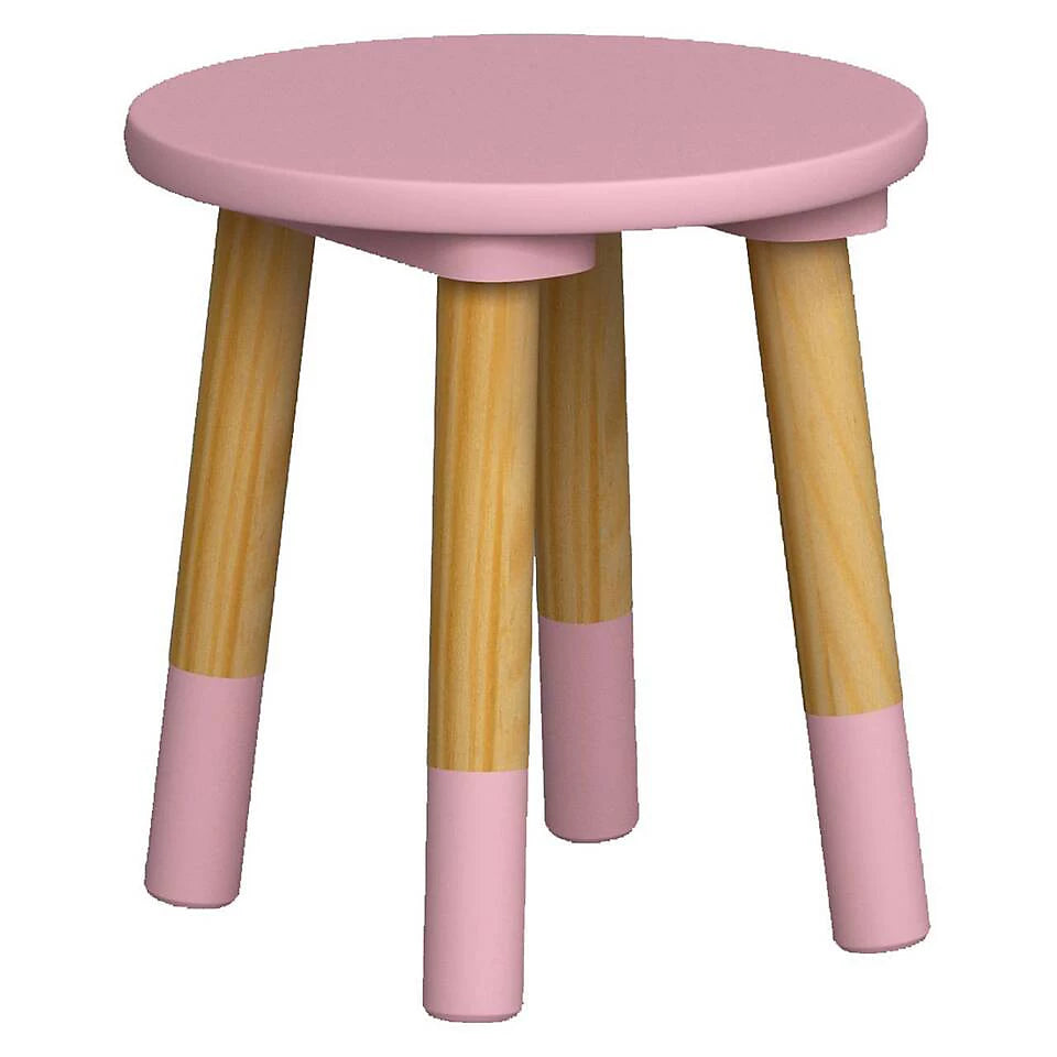 Round Kids Table & Stools Set - Pink - The Don Home Interiors