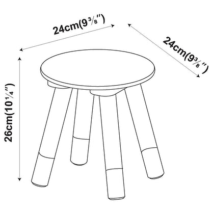Round Kids Table & Stools Set - Pink - The Don Home Interiors