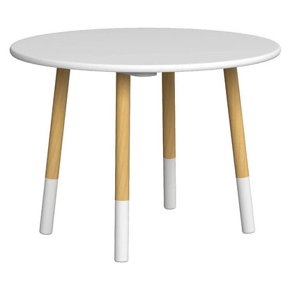 Round Kids Table & Stools Set - White - The Don Home Interiors