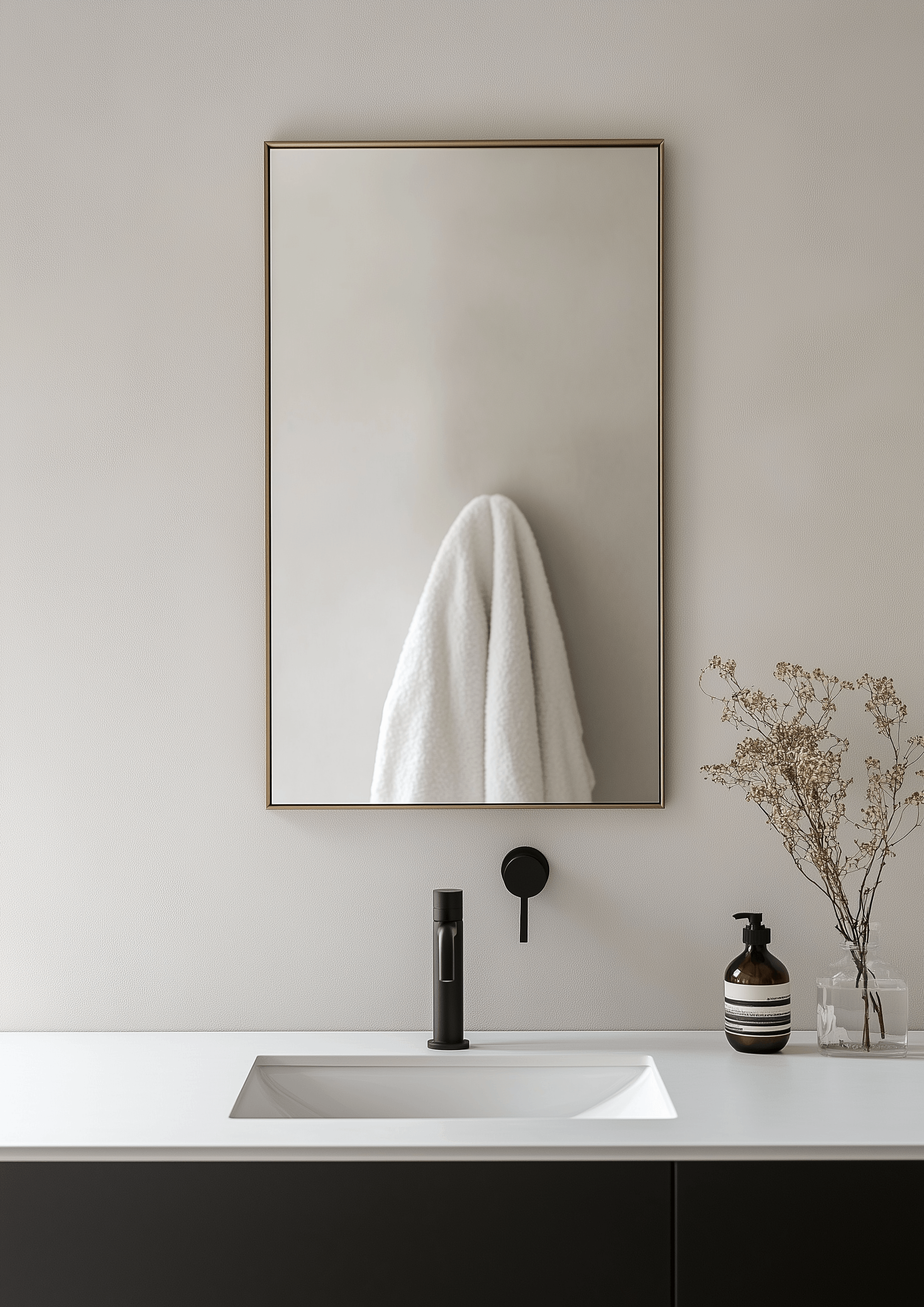 Rectangle Aluminium Mirror 50 x 70cm - The Don Home Interiors