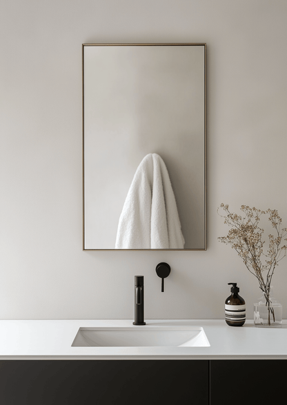 Rectangle Aluminium Mirror 60 x 90 cm - The Don Home Interiors