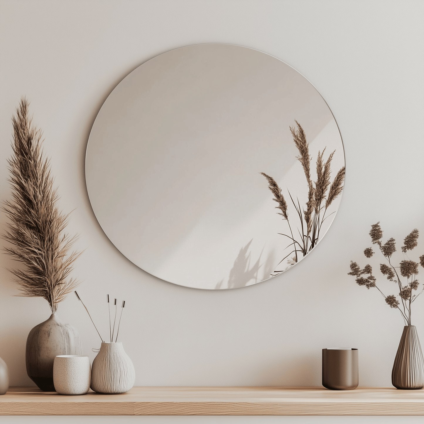 Frameless Floating Mirror - The Don Home Interiors