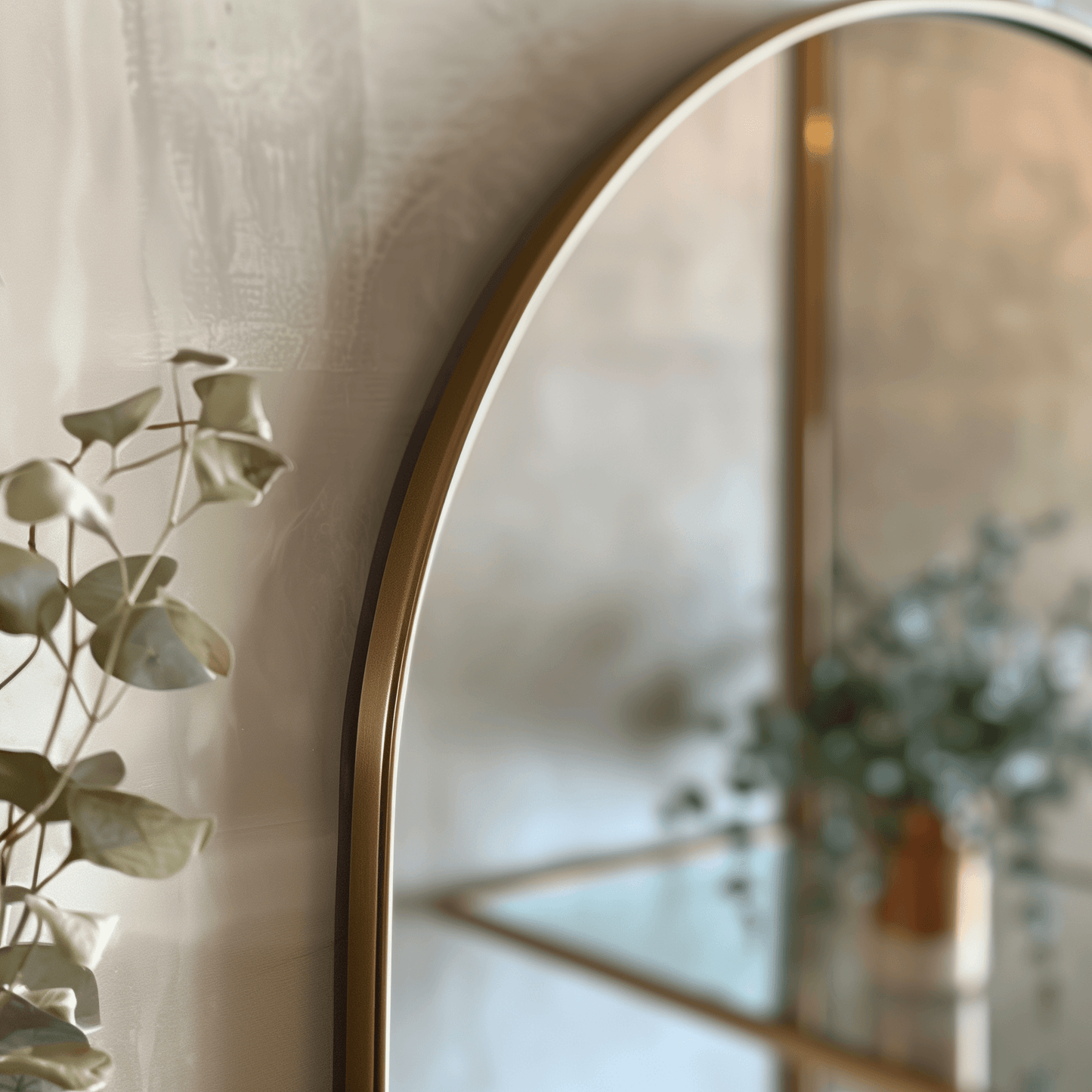 60 x 90 Arch Aluminium Mirror - The Don Home Interiors