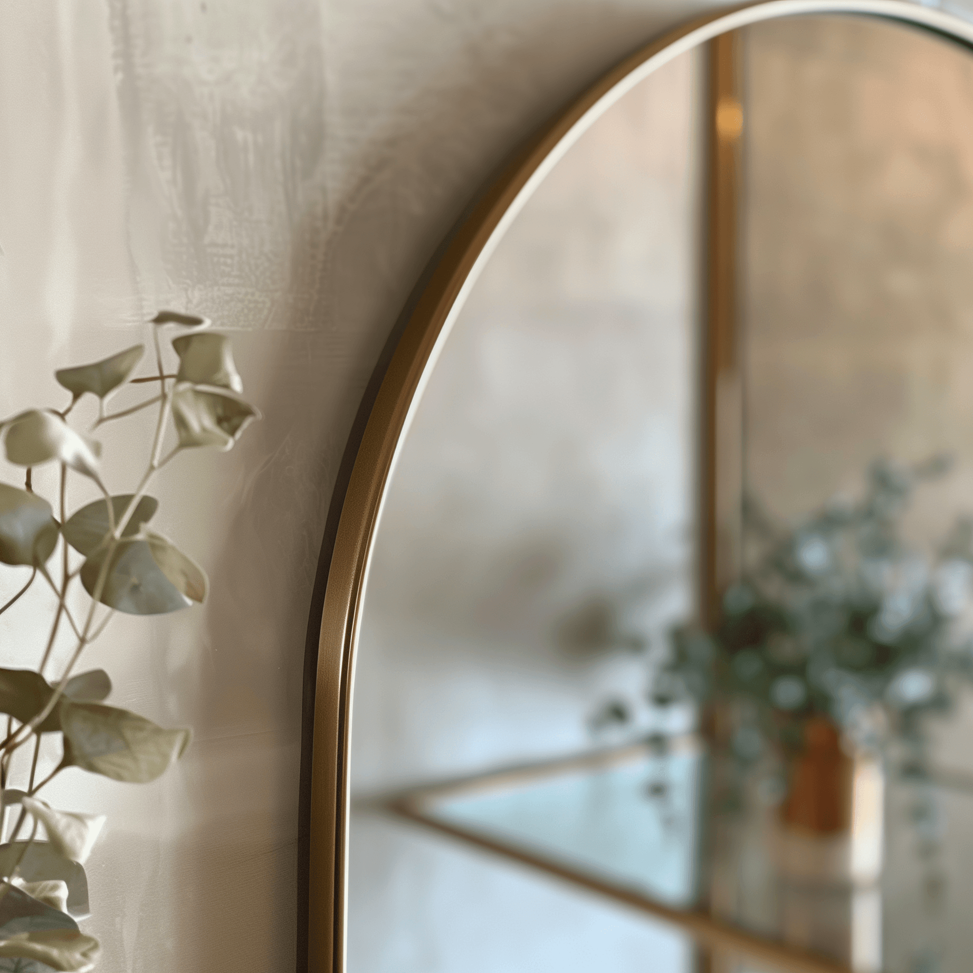 60 x 90 Arch Aluminium Mirror - The Don Home Interiors